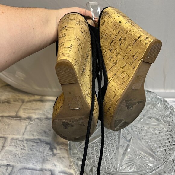 cork wedge shoes - Picture 6 of 12
